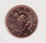 Cyprus 5 Cent 2018 UNC