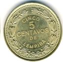 Honduras 5 Centavo 1989 UNC