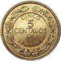 Honduras 5 Centavos 2014 UNC