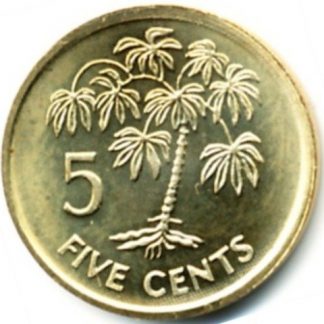 Seychelles 5 Cent 2007 UNC