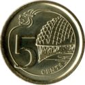 Singapore 5 Cent 2022 UNC