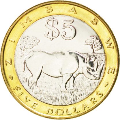 5 Dollar 2002 UNC