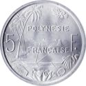 Frans Polynesië 5 Frank 1965 UNC
