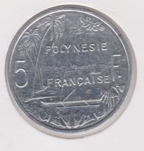 Frans Polynesië 5 Frank 2011 UNC