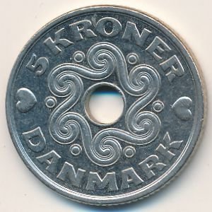 Denemarken 5 Kronen 2017 UNC
