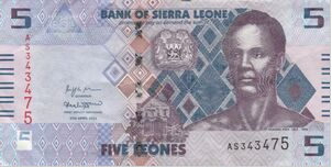 Sierra Leone 5 Leone 2022 UNC
