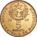 Mauritanië 5 Ouguiya 2009 UNC