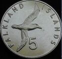 Falkland Island 5 Pence 2021 UNC