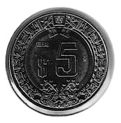 Mexico 5 Peso 1998 UNC