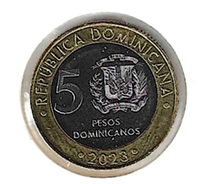 Dominicaan Republiek 5 Peso 2023 UNC