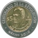 Mexico 5 Peso´s 2008 UNC