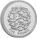 Engeland 5 Pound 2023 BU
