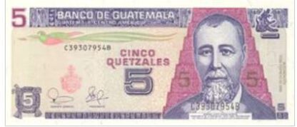Guatemala 5 Quetzales 2003 UNC