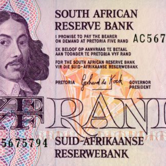 Zuid Africa 5 Rand 1989 UNC