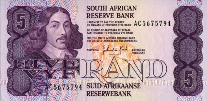 Zuid Africa 5 Rand 1989 UNC