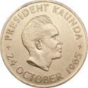Zambia 5 Shilling 1965 UNC