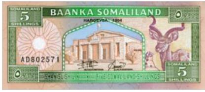 Somaliland 5 Shilling 1994 UNC