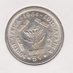 Zuid Afrika 5 Cent 1964 UNC