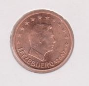 Luxemburg 5 Cent 2007 UNC
