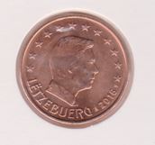 Luxemburg 5 Cent 2016 UNC