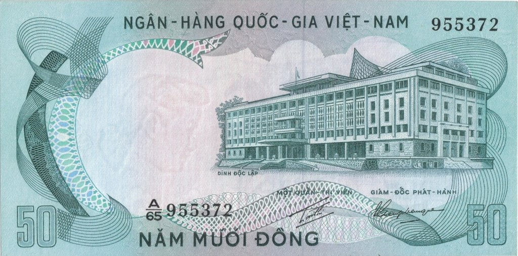 Zuid Vietnam 50 Dong 1972/75 UNC - Postzegel en Munten handel Enibas