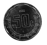 Mexico 50 Centavos 1998 UNC