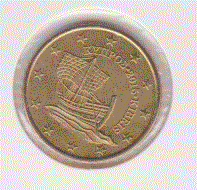 Cyprus 50 cent 2015 UNC