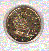 Cyprus 50 cent 2019 UNC