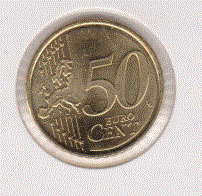 Cyprus 50 Cent 2021 UNC