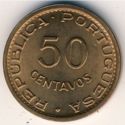 Portugese Timor 50 Centavo 1970 UNC