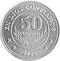 Nicaragua 50 Centavos 2022 UNC