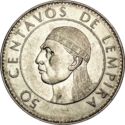 Honduras 50 Centavo 1991 UNC