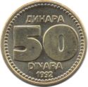 Joegoslavië 50 Dinar 1992 UNC