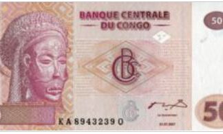 Du Congo 50 Frank 2013 UNC