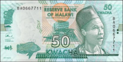 Malawi 50 Kwacha 2016 UNC
