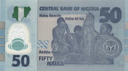 Nigeria 50 Naira 2019 UNC