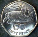 St Helene & Ascension 50 Pence 2003 UNC