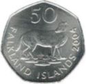Falkland Island 50 Pence 2004 UNC