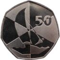 Gibraltar 50 Penny 2019 UNC