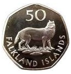 Falkland Island 50 Pence 2023 UNC