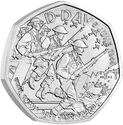 Engeland 50 Pence 2024 BU