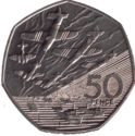 Engeland 50 Pence 1994 UNC