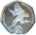 Eiland Man 50 pence 2023 UNC