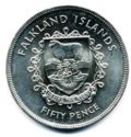 Falkland eilanden 50 Pence 1977 UNC
