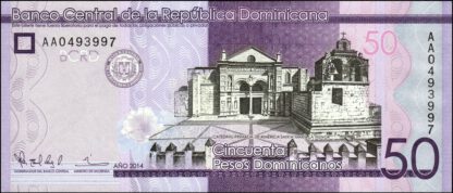 Dominicaanse Republiek 50 Peso Ore 2014 UNC