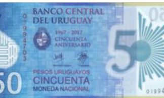Uruguay 50 Pesos 2017 UNC