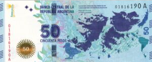 Argentina 50 Peso’s 2015 UNC