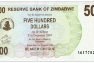 Zimbabwe 500 Dollar 2006 UNC