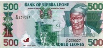 Sierra Leone 500 Leones 1998 UNC