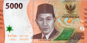 Indonesië 5000 Roepie 2022 UNC